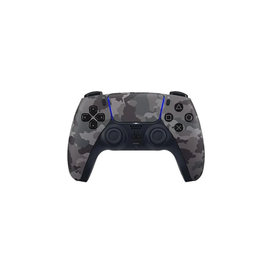 PS5 DualSense Controller Grey Camouflage Excellent